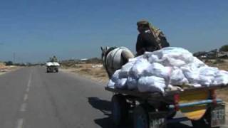 Cavando en busca de piedras para sobrevivir en la Franja de Gaza