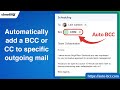Auto BCC for Gmail by cloudHQ