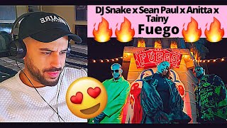 DJ Snake, Sean Paul, Anitta - Fuego ft. Tainy - REACTION VIDEO!!!