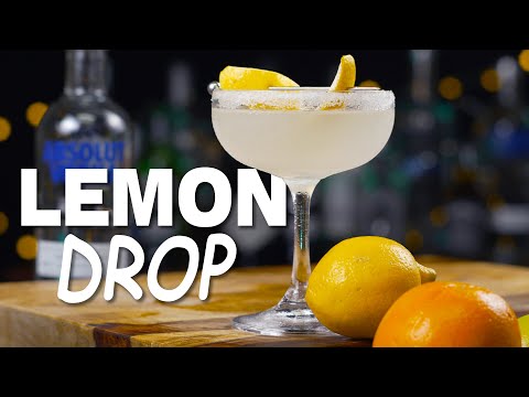 How to Make The Best Lemon Drop Cocktail. Drink Ingredients and Recipe.