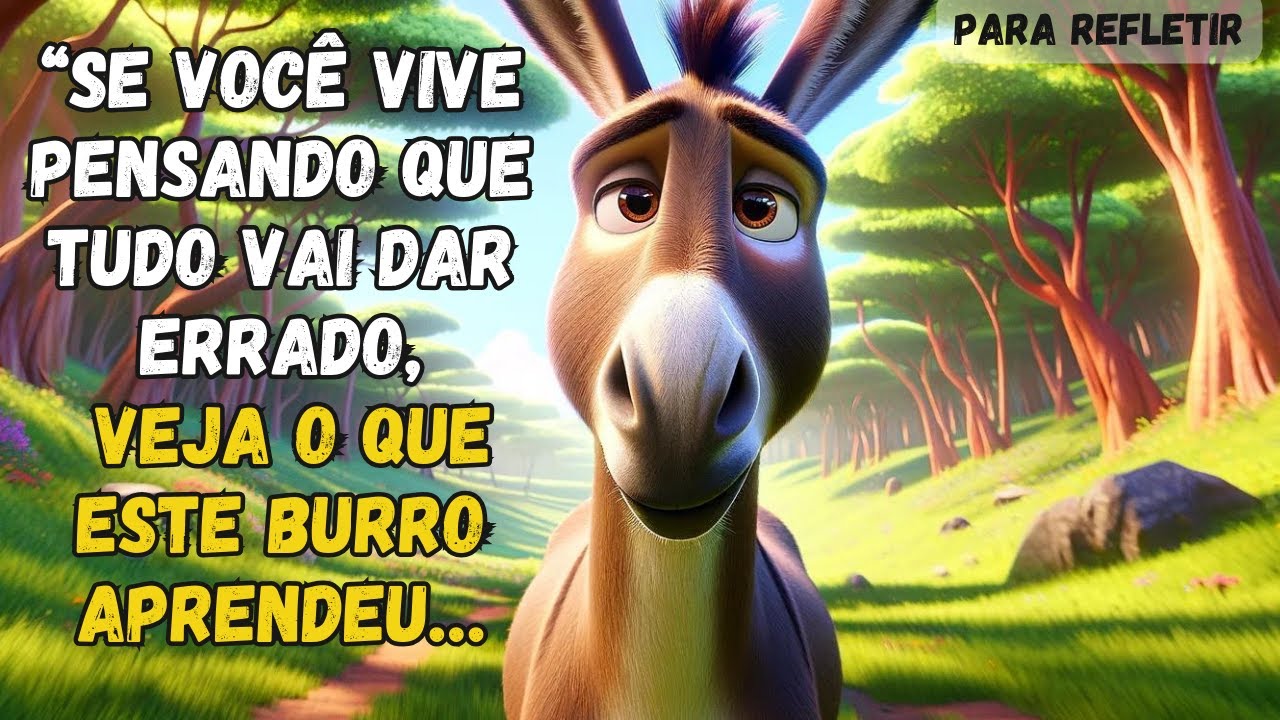 O BURRO PESSIMISTA - Uma Fábula Sobre Mudar de Perspectiva