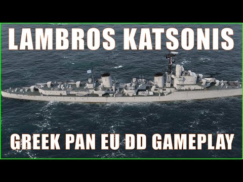 Lambros Katsonis Greek Pan European Destroyer World of Warships Wows
