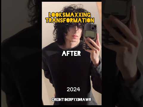Impressive Dark Triad Looksmaxxing Transformation #lookmaxxing #mewing #huntereyes