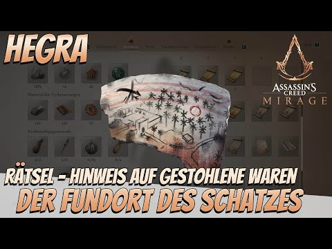 Assassin's Creed Mirage: The location of the treasure (Stolen Goods / Hegra)