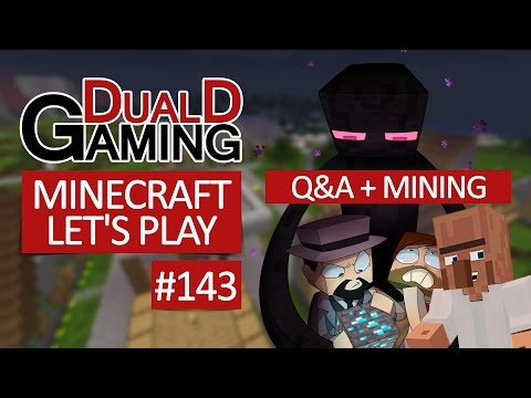 Minecraft Let's Play Med DDG - Episode #143 - Q&A + Mining