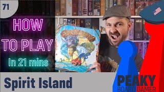How to play Spirit Island board game - Full teach - Peaky Boardgamer