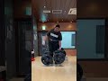 ファーマーズウォーク200キロ(400キロ)練習(素手ローレットなし) farmers walk 200kg(400kg) 握力 grip