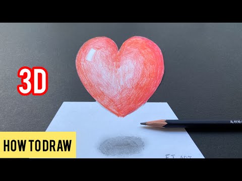 How to draw 3d drawings easy | How to draw a 3d...