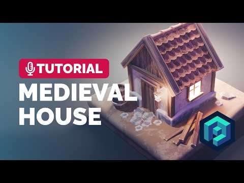Full Blender Tutorial - Textured Medieval House