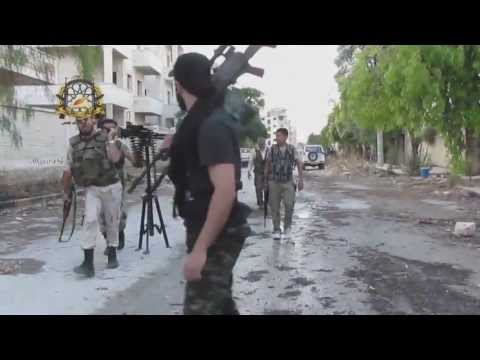 رباط عناصر لواء عباد الرحمن في الرباط على جبهة وادي الضيف في محافظة إدلب