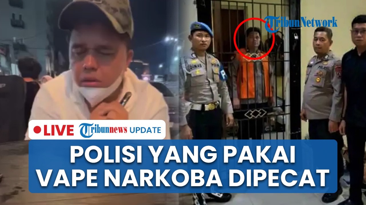 LIVE: Polisi Polda Sumut yang Viral Gegara Isap Vape Narkoba Kini Dipecat, Dianggap Tak Kooperatif