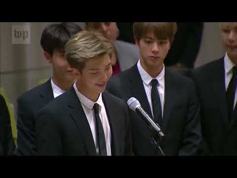 [Học tiếng Anh thật] RM (BTS) - Bài phát biểu tại Liên Hợp Quốc 2018