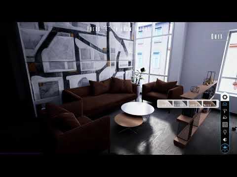 3D real-time configurator of an office made with Unreal Engine