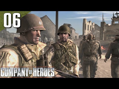 Company of Heroes: 100% (Expert) Walkthrough Part 6 - Cherbourg (No Commentary)