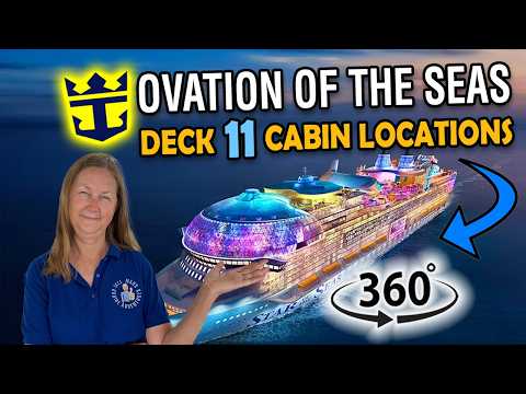 Thumbnail for Inside Ovation of the Seas Deck 11 Cabin | Full 360° Tour