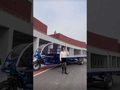 Heavy duty electric cargo tricycle #shortvideo #viralvideo