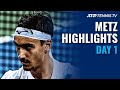 Sonego Faces Fucsovics, Basilashvili & Pospisil Also In Action | Metz 2021 Day 1 Highlights