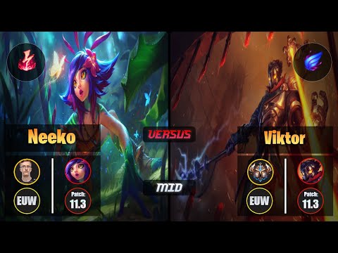 MagiFelix NEEKO (Mid) [Electrocute] VS VIKTOR - Challenger EUW Patch 11.3