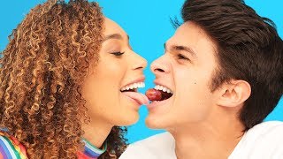 MOUTH TO MOUTH TRUTH OR DARE ft. MyLifeasEva and Brent Rivera | Brent Vs Eva