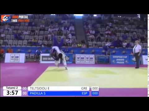 European Judo Cup Juniors Prague 2014 -63kg TELTSIDOU Elisavet (GRE) - PADILLA Saray (ESP)