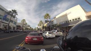 Riding Through Beverly Hills, California