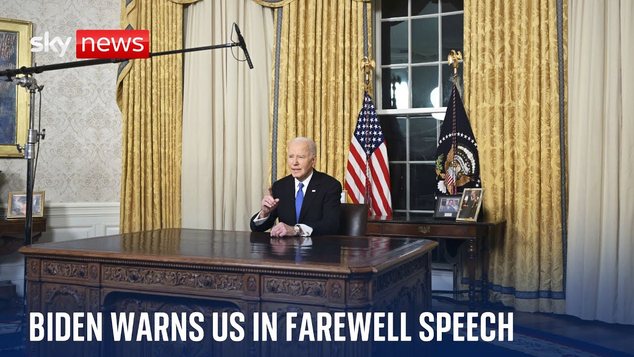 President Biden warns of 'oligarchy' of wealth and power threatening US democracy