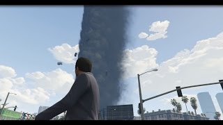 GTA 5 Mods - MASSIVE TORNADO MOD! (GTA 5 PC Mods Gameplay) 