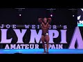 Classic Physique A -170cm Finals @ Mr Olympia Amateur Spain 2019