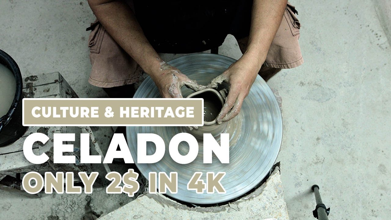Celadon Pottery | Culture & Heritage | Cinematic 4K Stock Footage.