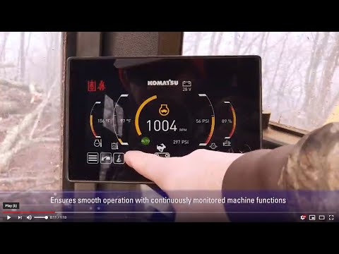 Komatsu XT-5 IQAN-MD4 digital control system