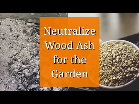 Neutralize Wood Ash for the Garden