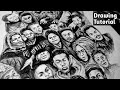 Portrait Drawing Mass Gathering For Poverty Poverty Face Drawing Art Drawing