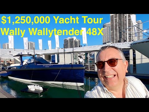 $1,250,000 Yacht Tour : Wally Wallytender 48X