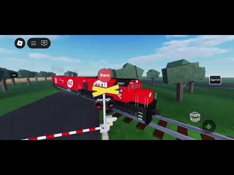 Trem com a nova locomotiva do jogo Trens do Brasil