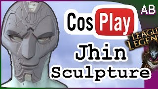 Jhin Mask Cosplay Sculpt - League of Legends Costume Tutorial