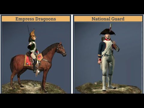 Napoleon: Total War 1vs1: Empress Dragoons vs National Guard (RANGE COMBAT)