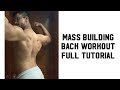 mass building back workout | full tutorial | hindi