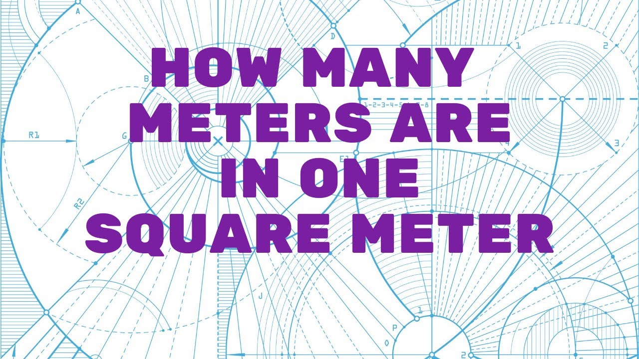 How do you convert square meters to meters?