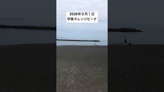 2026年９月１日伊東オレンジビーチの様子