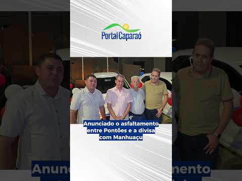 Obra de asfaltamento entre Pontões e Manhuaçu é anunciada em São João do Manhuaçu