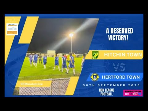 Highlights of Hitchin Town v Hertforfd Town 30th September 2025 #football #nonleague #highlights