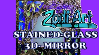 DIY- Stained- Glass 3-D mirror