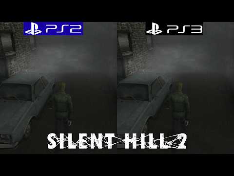 Silent Hill 2 PS2 vs PS3 HD Collection - Graphics Comparison - Framerate - 4K - Loading Times -