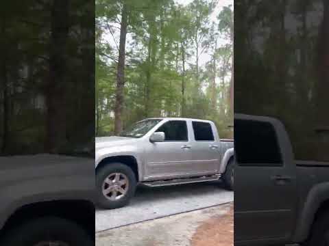 Driving around camp