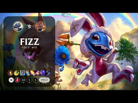 Fizz Mid vs Qiyana - KR Master Patch 13.6
