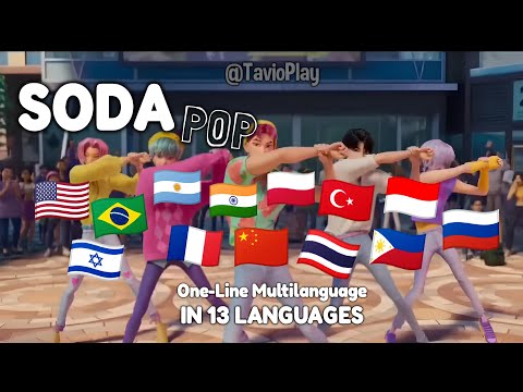 K-POP Demon Hunters - SODA POP | One-Line Multilanguage (In 13 Languages)