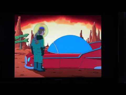 futurama amy and fry tow truck guy on mercury