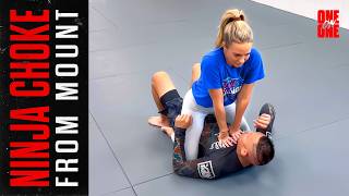 NINJA Choke from Mount | Laura Sanko MMA Demo