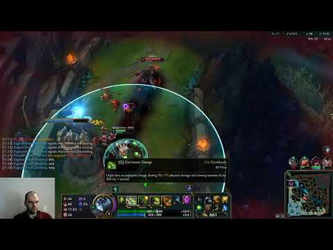 Urgot vs Nocturne, top lane, Diamond, with commentary