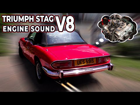 Triumph Stag V8 Engine Sound – Stunning 3L V8 Burble | Classic Car Drive In The Stag